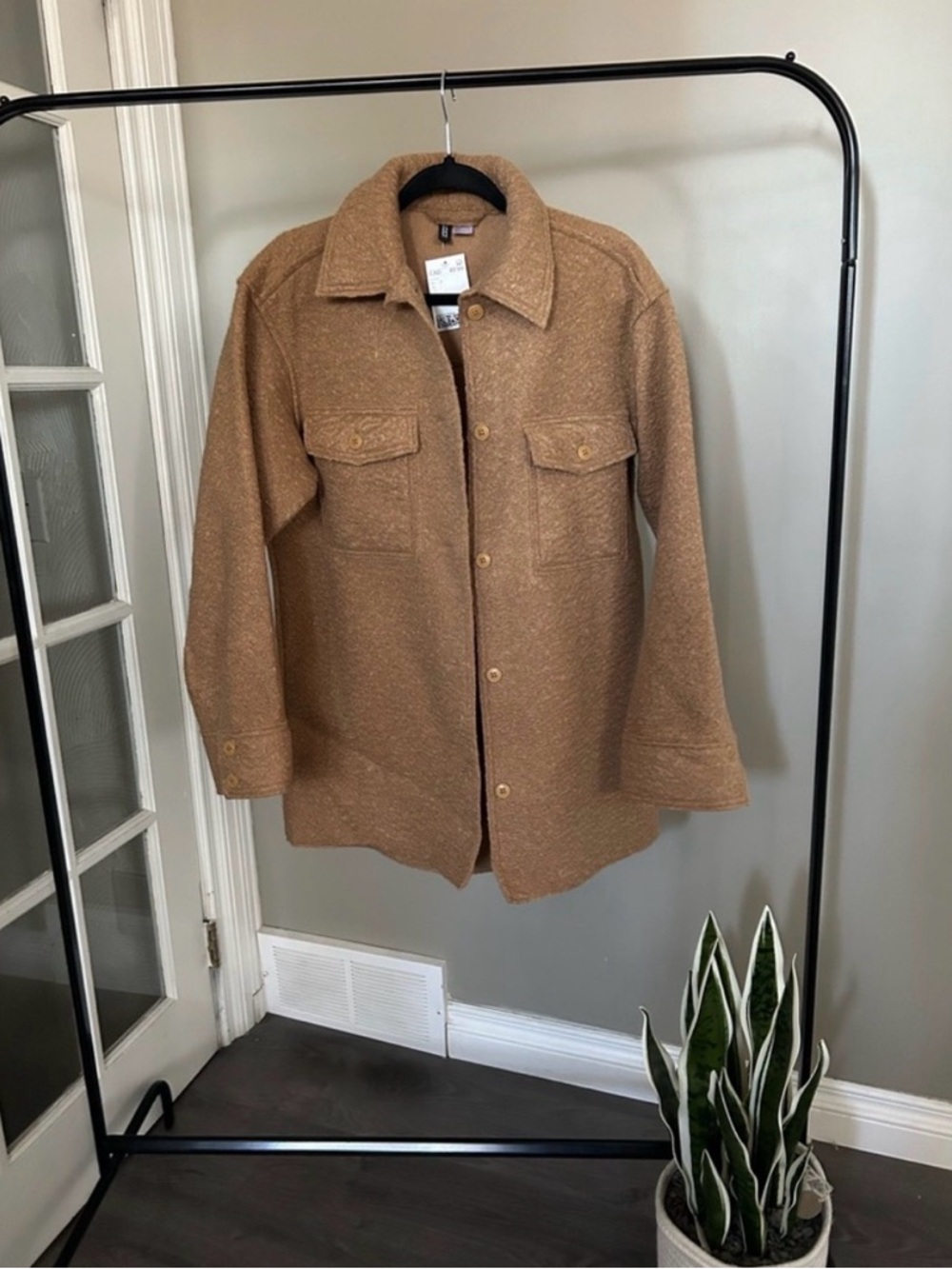 H&M Cozy Shacket (S) BNWT